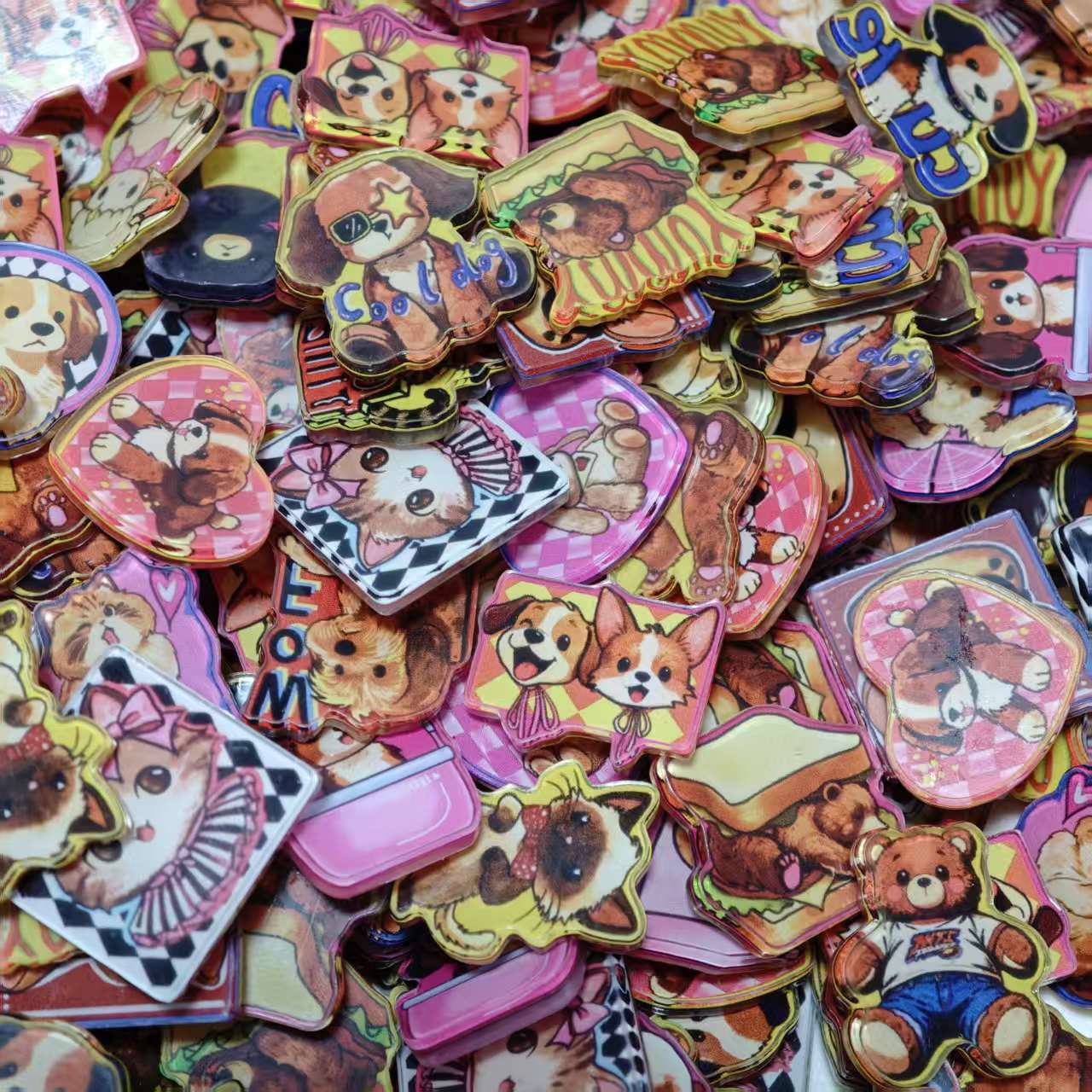 Phone Accessories Images - 50 Stück/Set Tier-Accessoires Zufällige Katzen- und