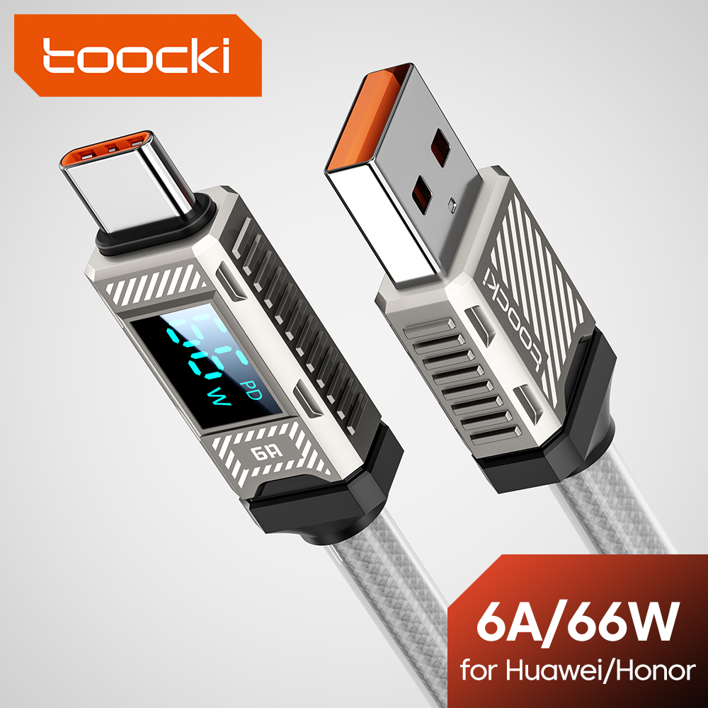Usb Data Cable - Toocki PD 66W USB C Kabel