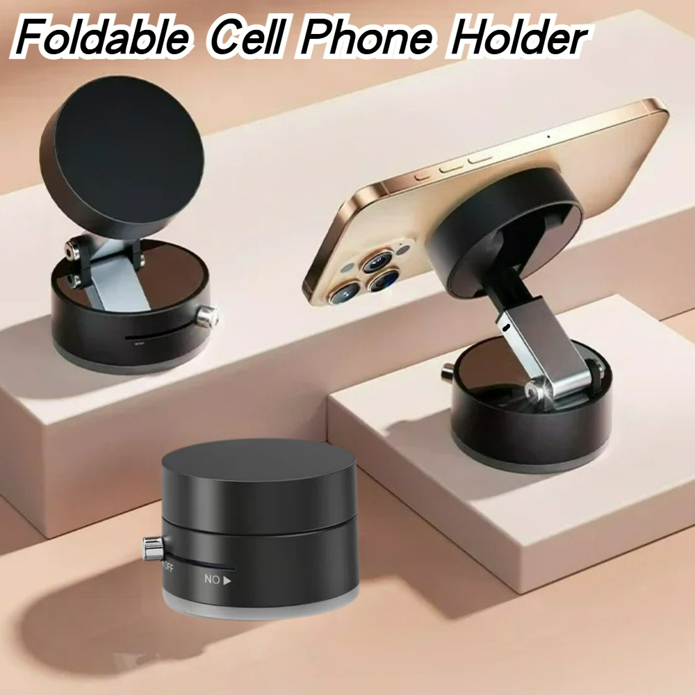 Phone Accessories Stand - Hochleistungs-Magnet-Vakuumhalter, faltbar, universeller Telefonständer für Auto,