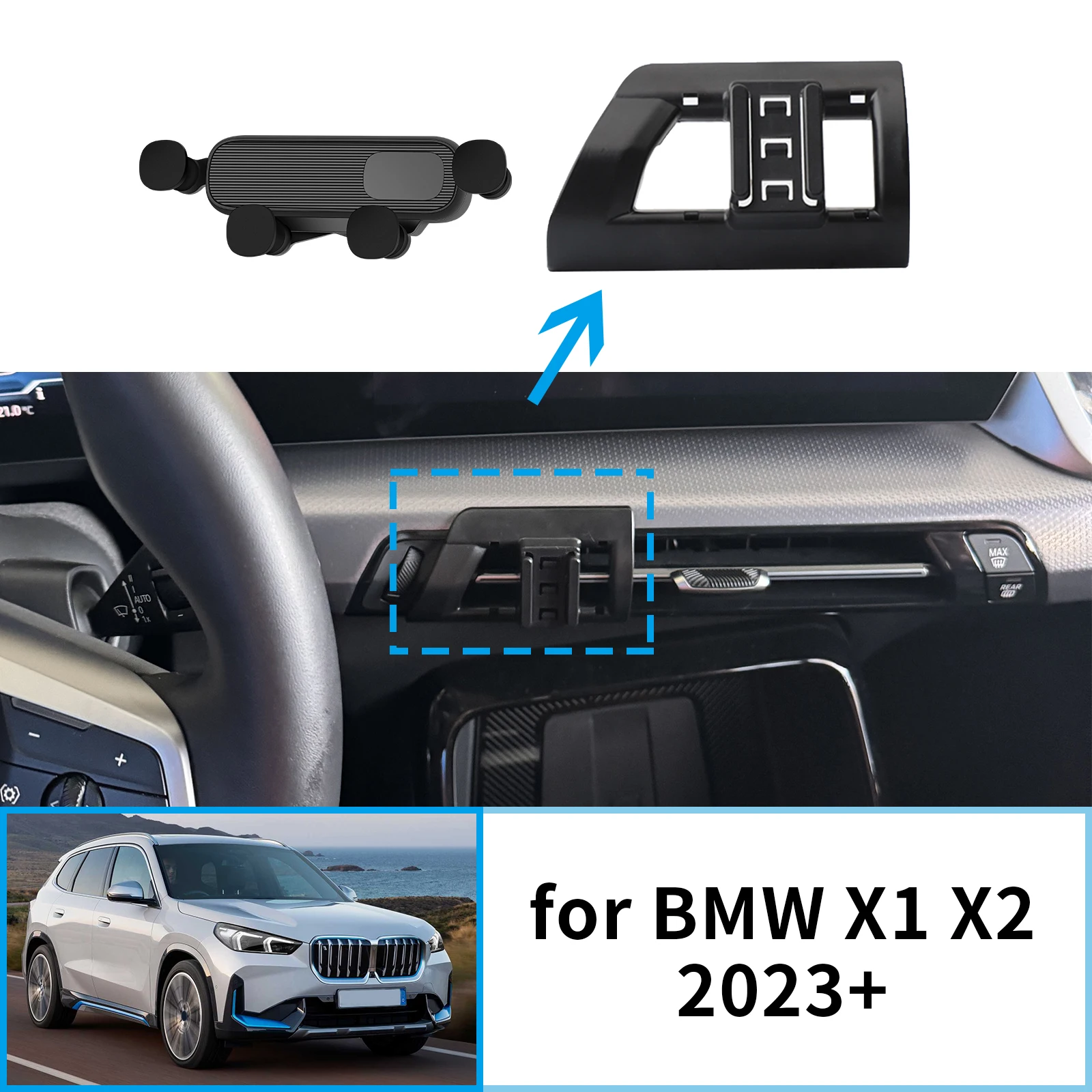 X1 Phone Accessories - Auto-Handyhalter für BMW X1 X2 2023