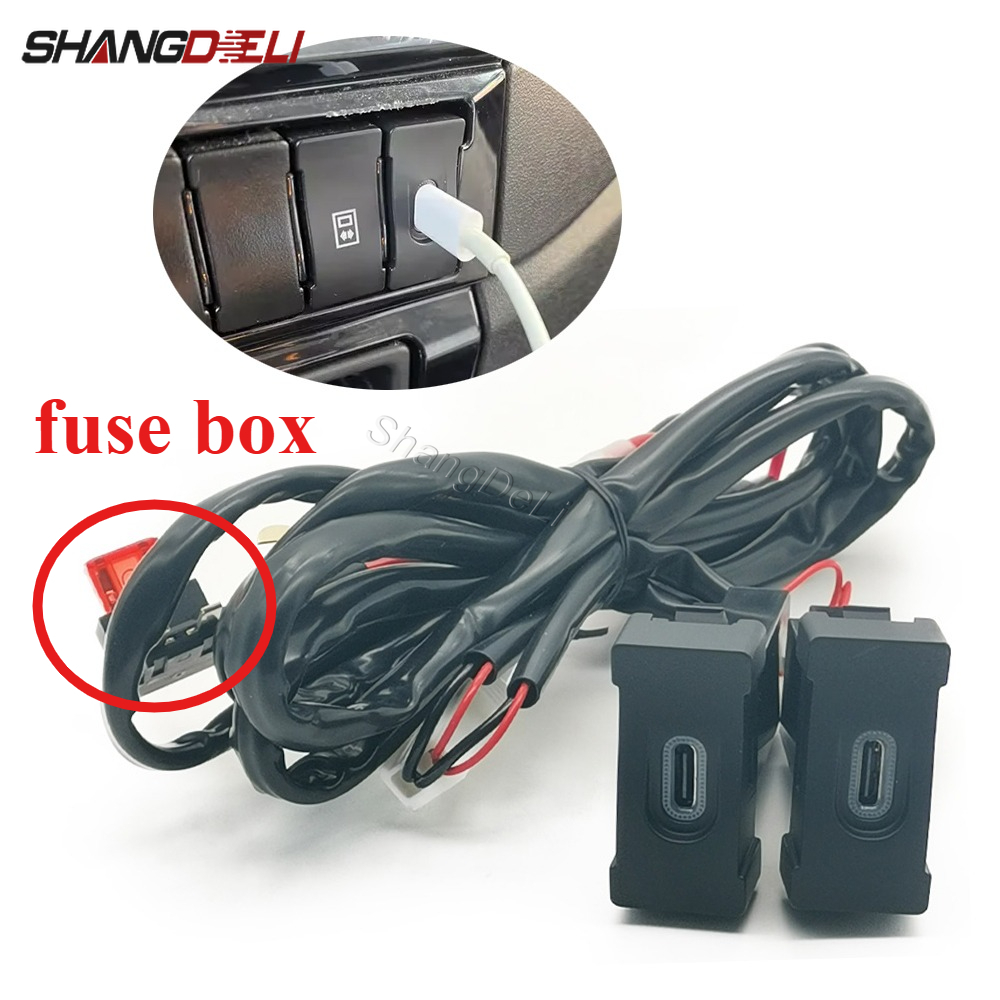 Phone Accessories Charger - 1 Stück Auto Dual Typ-C PD