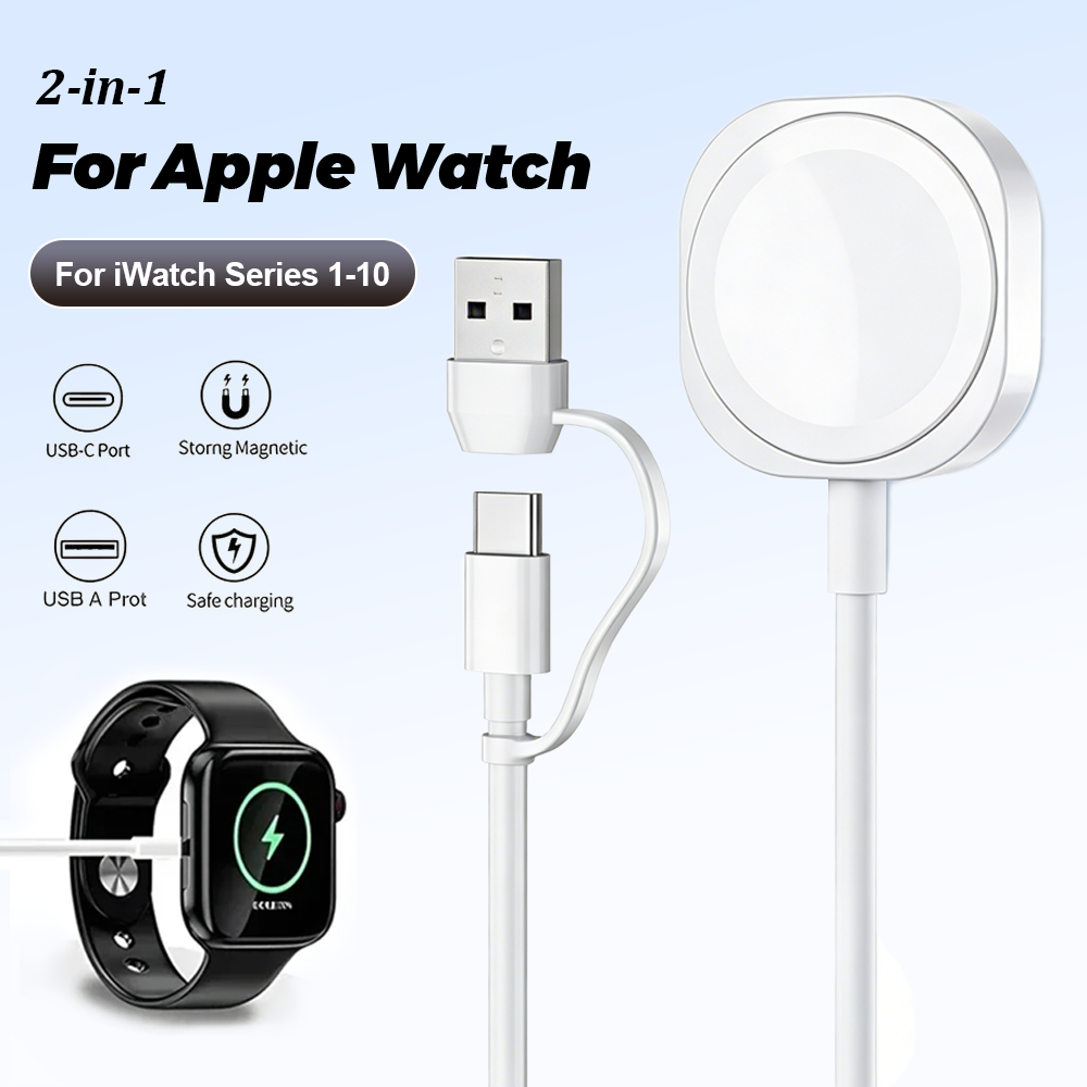 Usb Data Cable - 2-in-1 Magnetisches Kabelloses USB-A Schnell-Ladekabel Typ