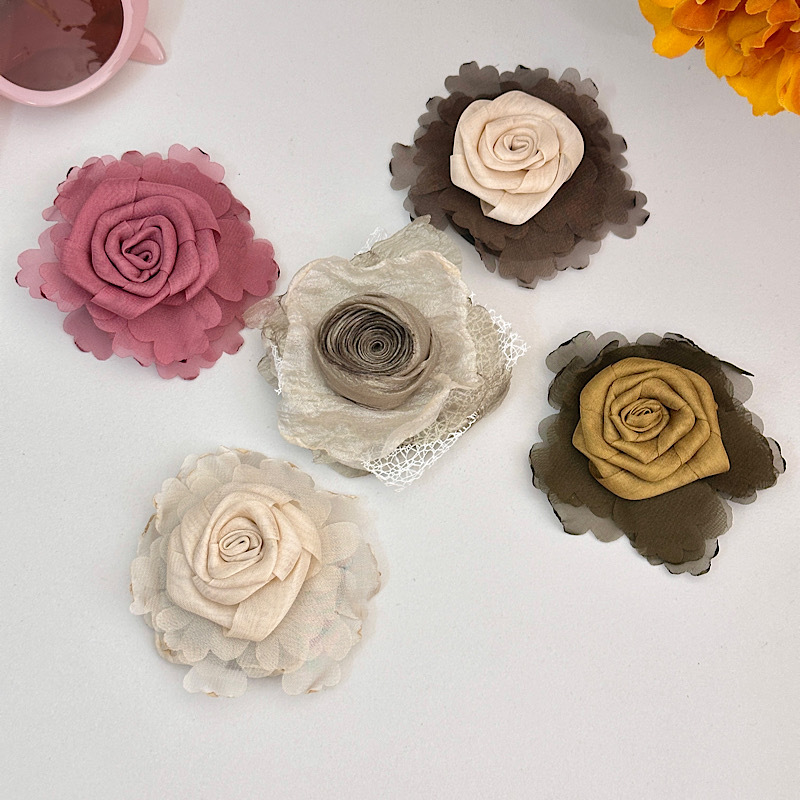 Phone Accessories Stand - Vintage Rosen-Handyhalter Deko Handgefertigter Blumen-Fingergriff Faltbarer