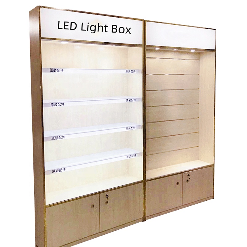 Phone Accessories Cabinet - Maßgefertigte moderne Boutique-Vitrine für Einzelhandelsgeschäfte, Handy-Zubehör,