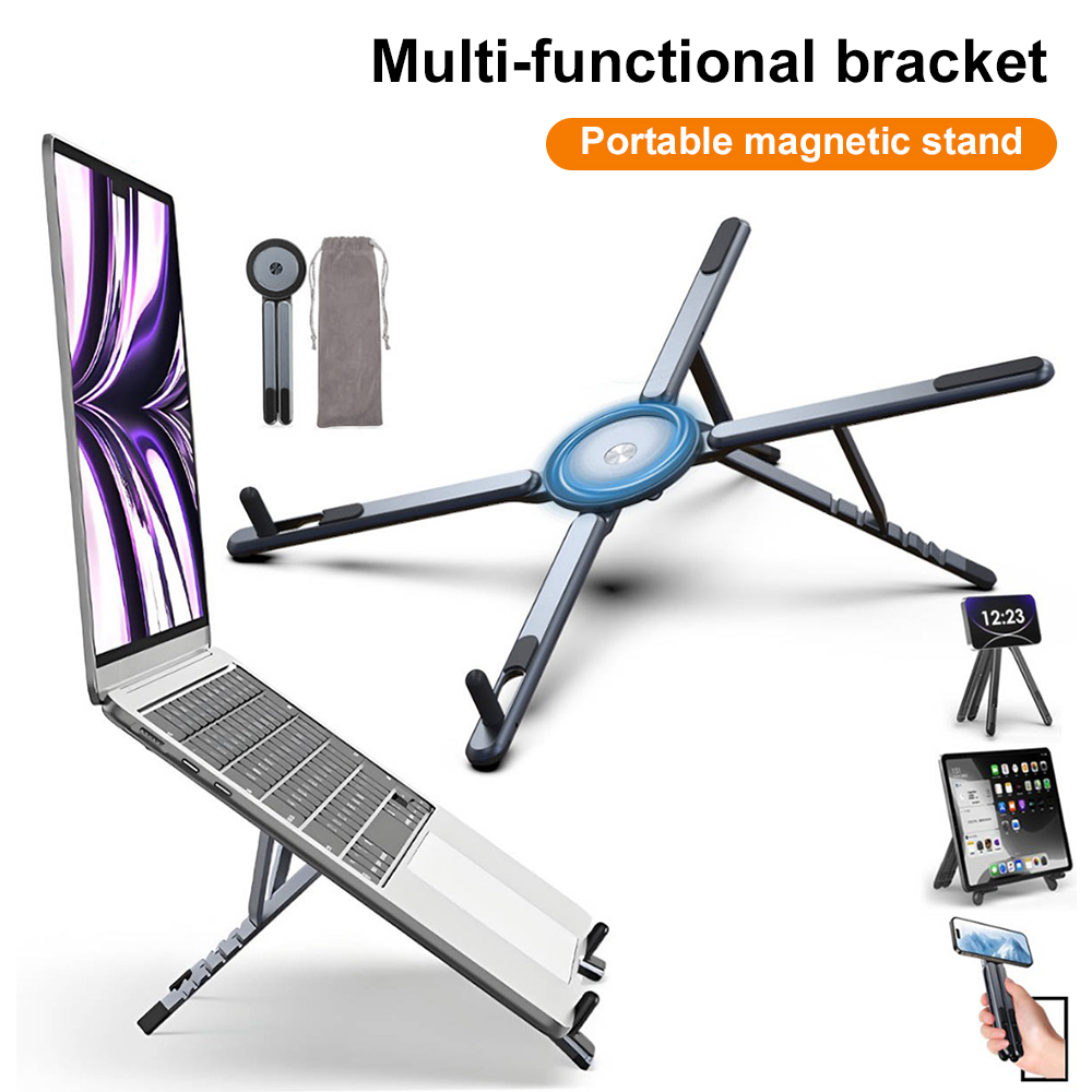 Selfie Stick Tripod - Tragbarer Magnetischer Handyhalter & Selfie-Stick 3-in-1