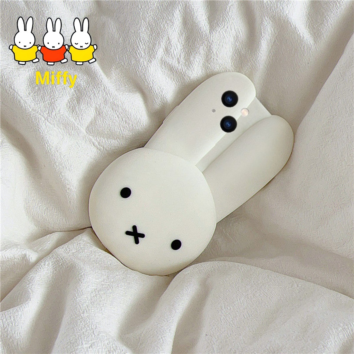 Phone Accessories Images - Miffy Rabbit Weiße Silikon Handyhülle Cartoon