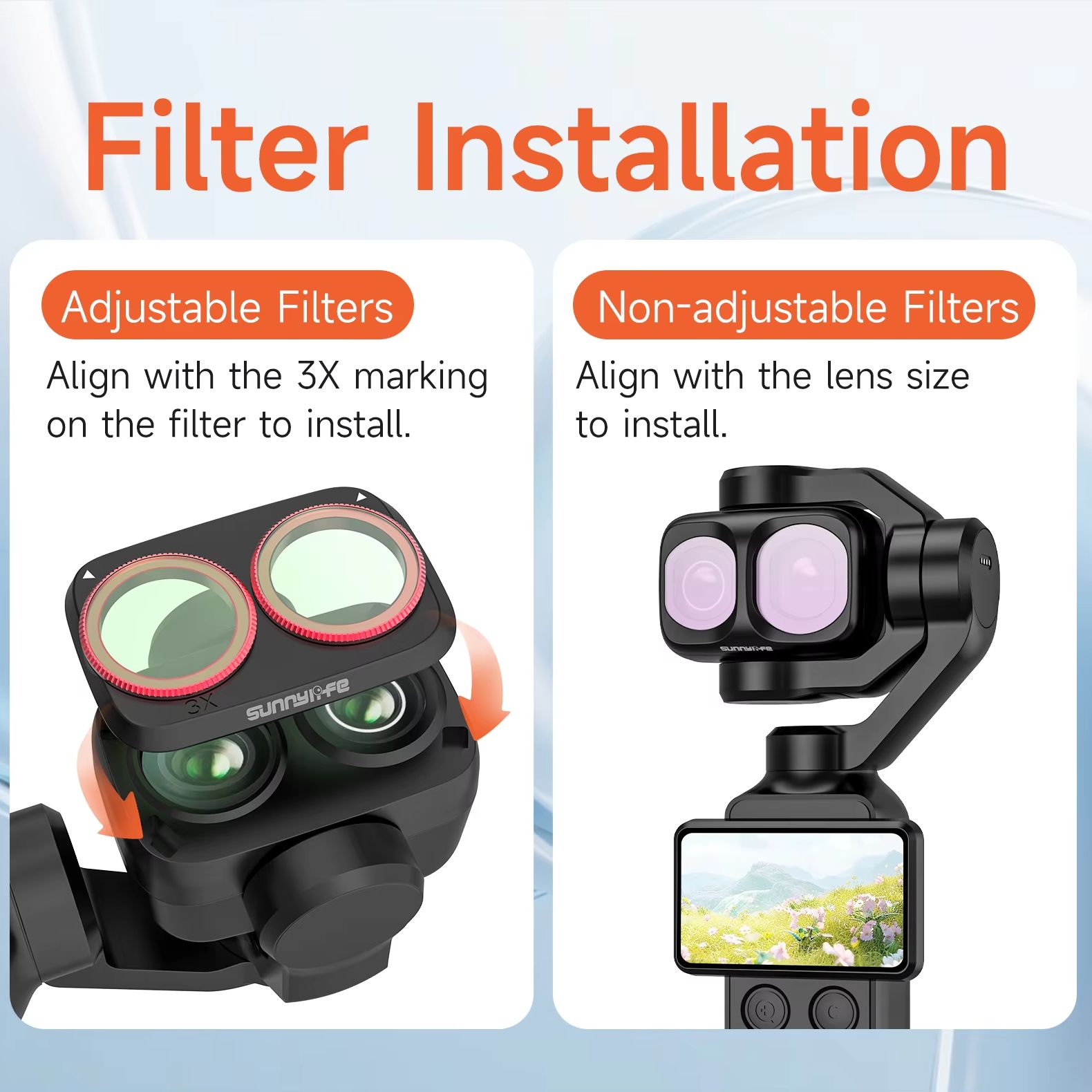 Objektivfilter-Set für DJI Osm – Lens Camera Clip Bewertung und Preis