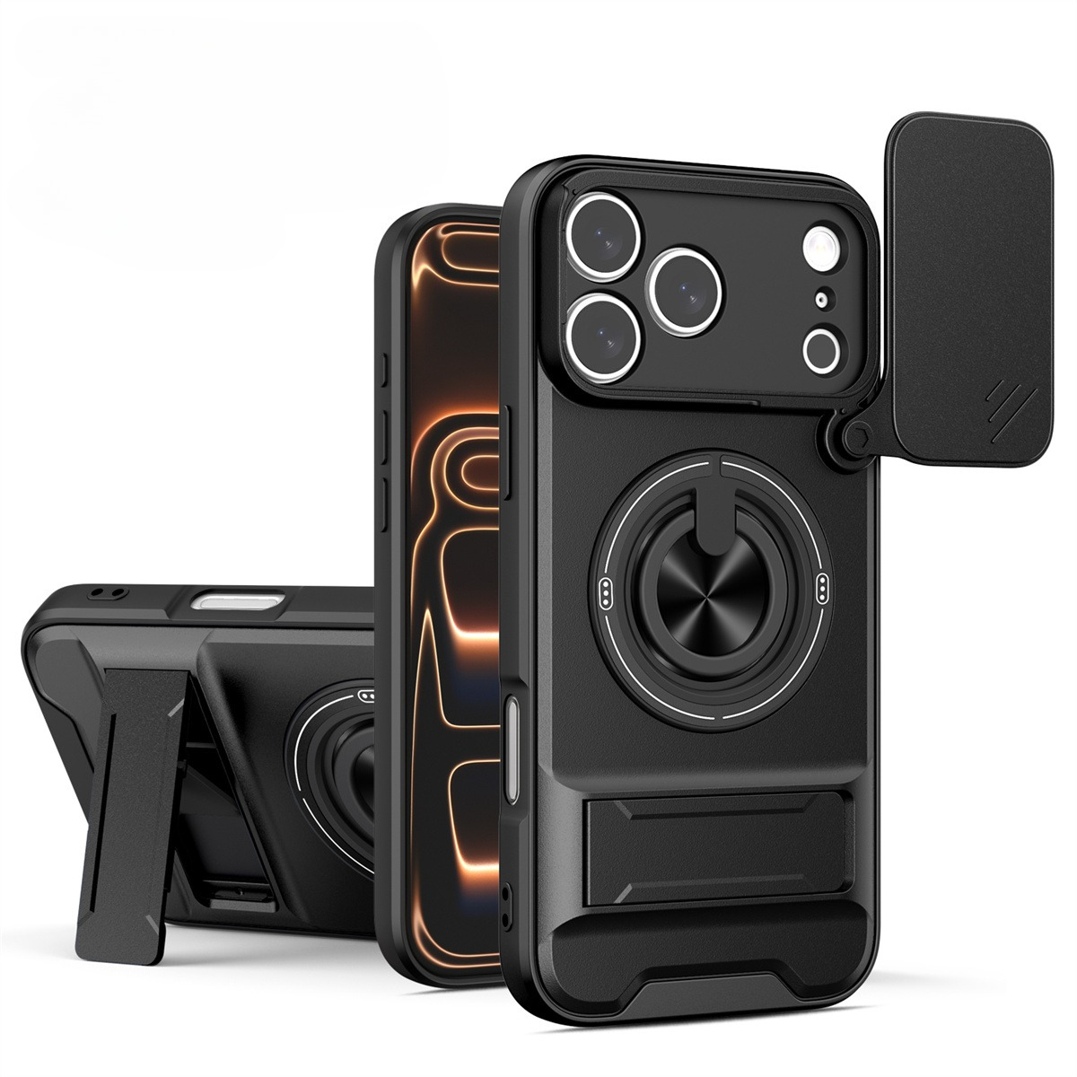 Magnetische Handyhülle für iPh – Phone Kickstand Ring Bewertung und Preis