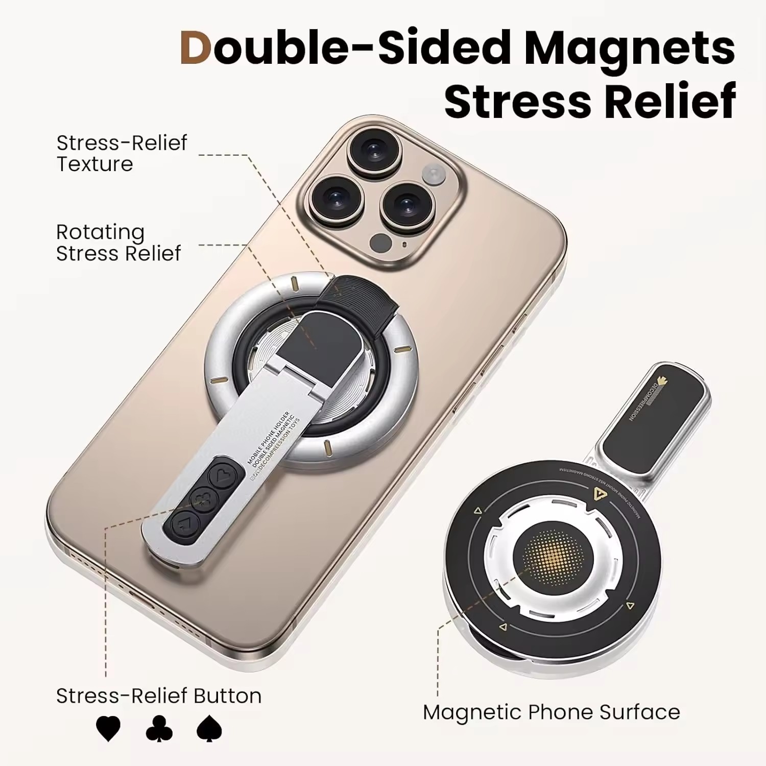 Doppelseitiger magnetischer Fi – Phone Accessories Ring Bewertung und Preis