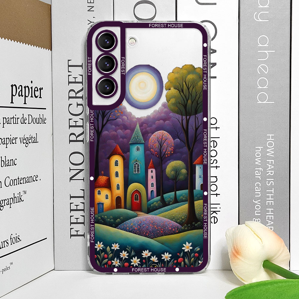 Handbemalte Waldhaus-klare Han – Phone Accessories Aesthetic Bewertung und Preis