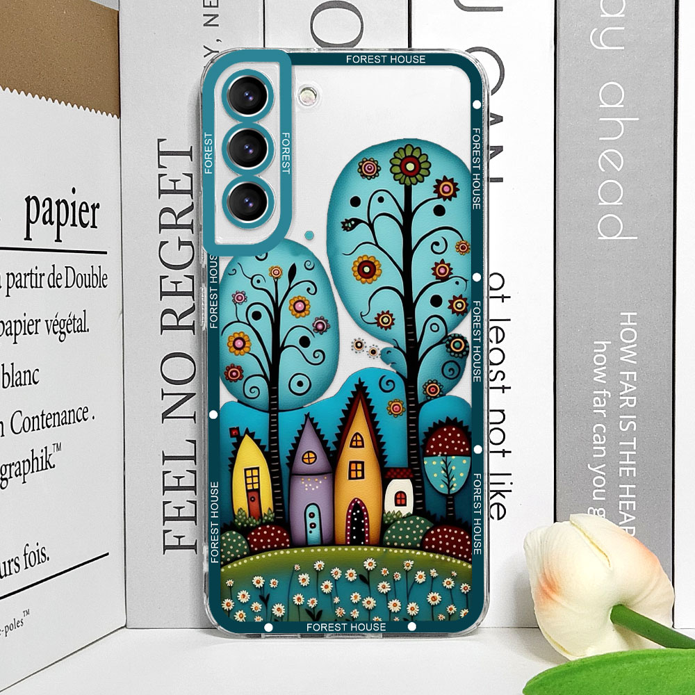 Handbemalte Waldhaus-klare Han – Phone Accessories Aesthetic Bewertung und Preis