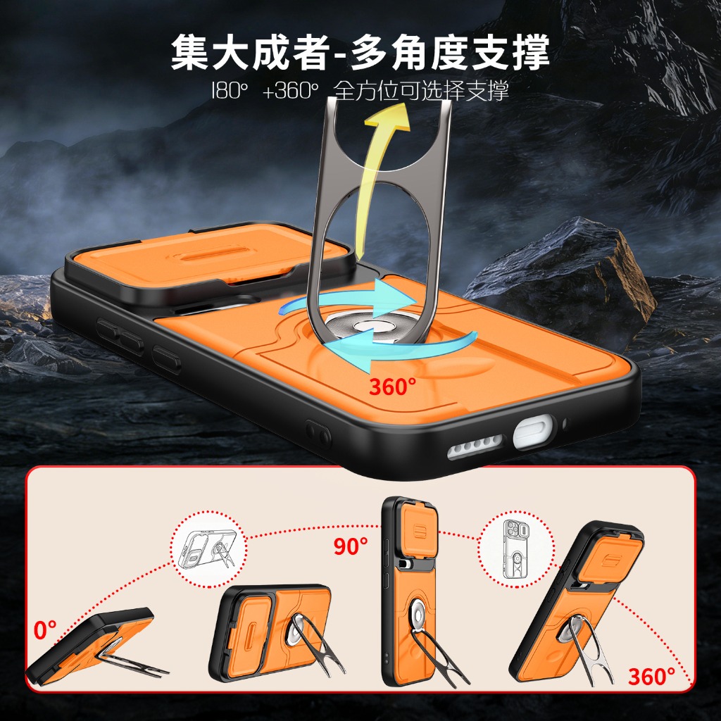 Kameraobjektivschutz-Schiebehü – Phone Kickstand Ring Bewertung und Preis