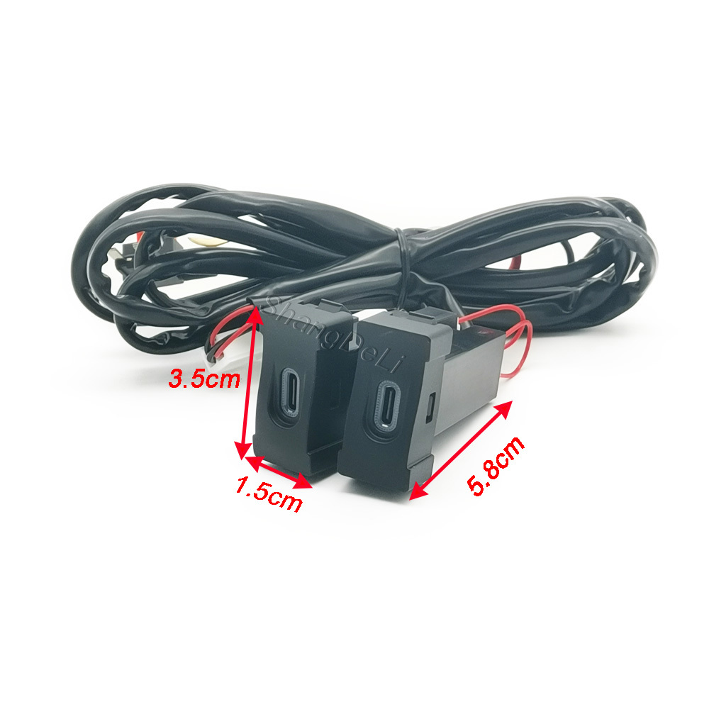 1 Stück Auto Dual Typ-C PD Lad – Phone Accessories Charger Bewertung und Preis