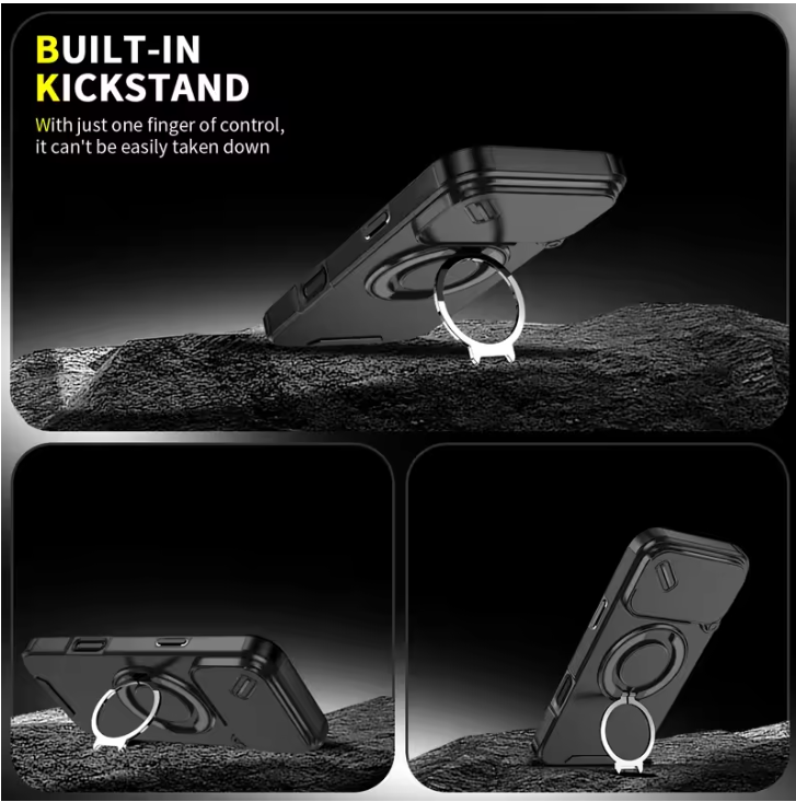 Stoßfeste Handyhülle mit magne – Phone Kickstand Ring Bewertung und Preis