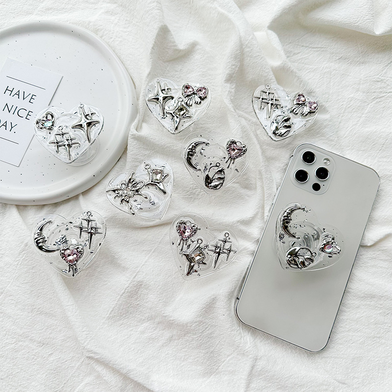 Transparenter Herz-Handyhalter – Phone Accessories Stand Bewertung und Preis