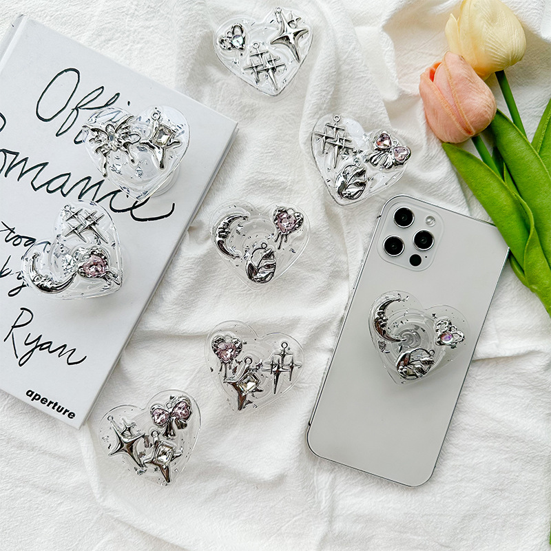 Transparenter Herz-Handyhalter – Phone Accessories Stand Bewertung und Preis