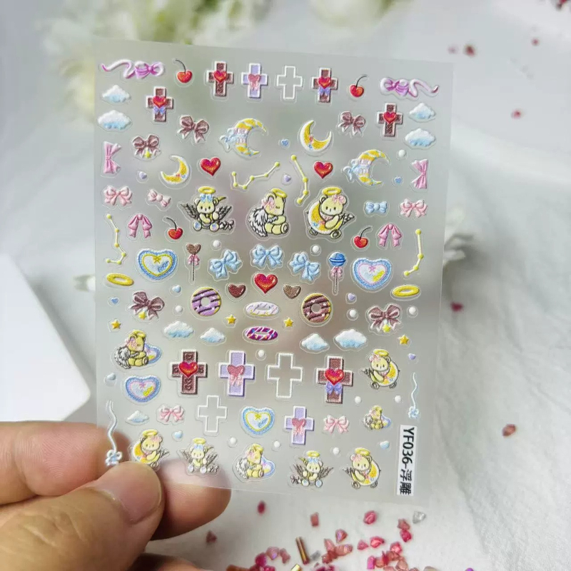 Süße Engel Bär Cartoon 3D Reli – Phone Accessories Aesthetic Bewertung und Preis