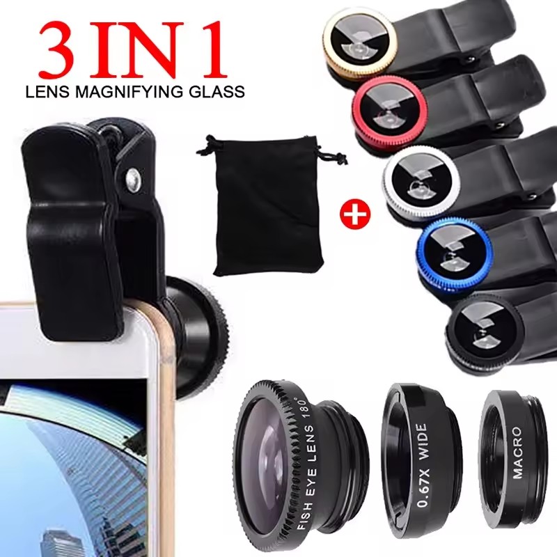 3-in-1 Fisheye-Handyobjektiv 0 – Lens Camera Clip Bewertung und Preis