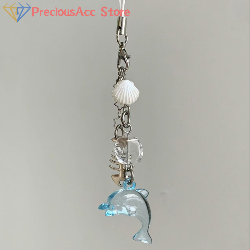 Sommer blauer Delphin Charm Sc – Phone Accessories Aesthetic Bewertung und Preis