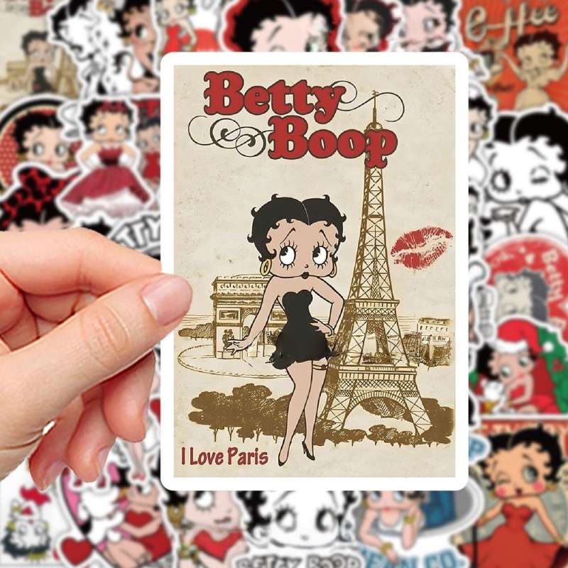 Betty Boop Cartoon-Aufkleber,  – Phone Accessories Aesthetic Bewertung und Preis
