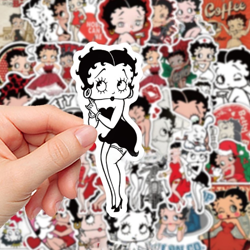 Betty Boop Cartoon-Aufkleber,  – Phone Accessories Aesthetic Bewertung und Preis