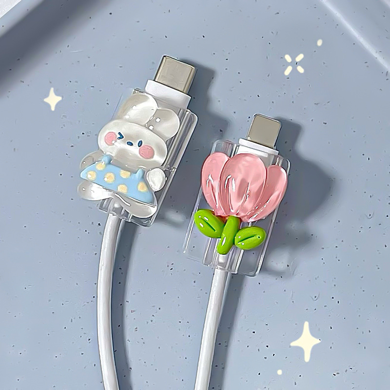 2 Stück Cartoon-Kabelschutz fü – Usb Data Cable Bewertung und Preis