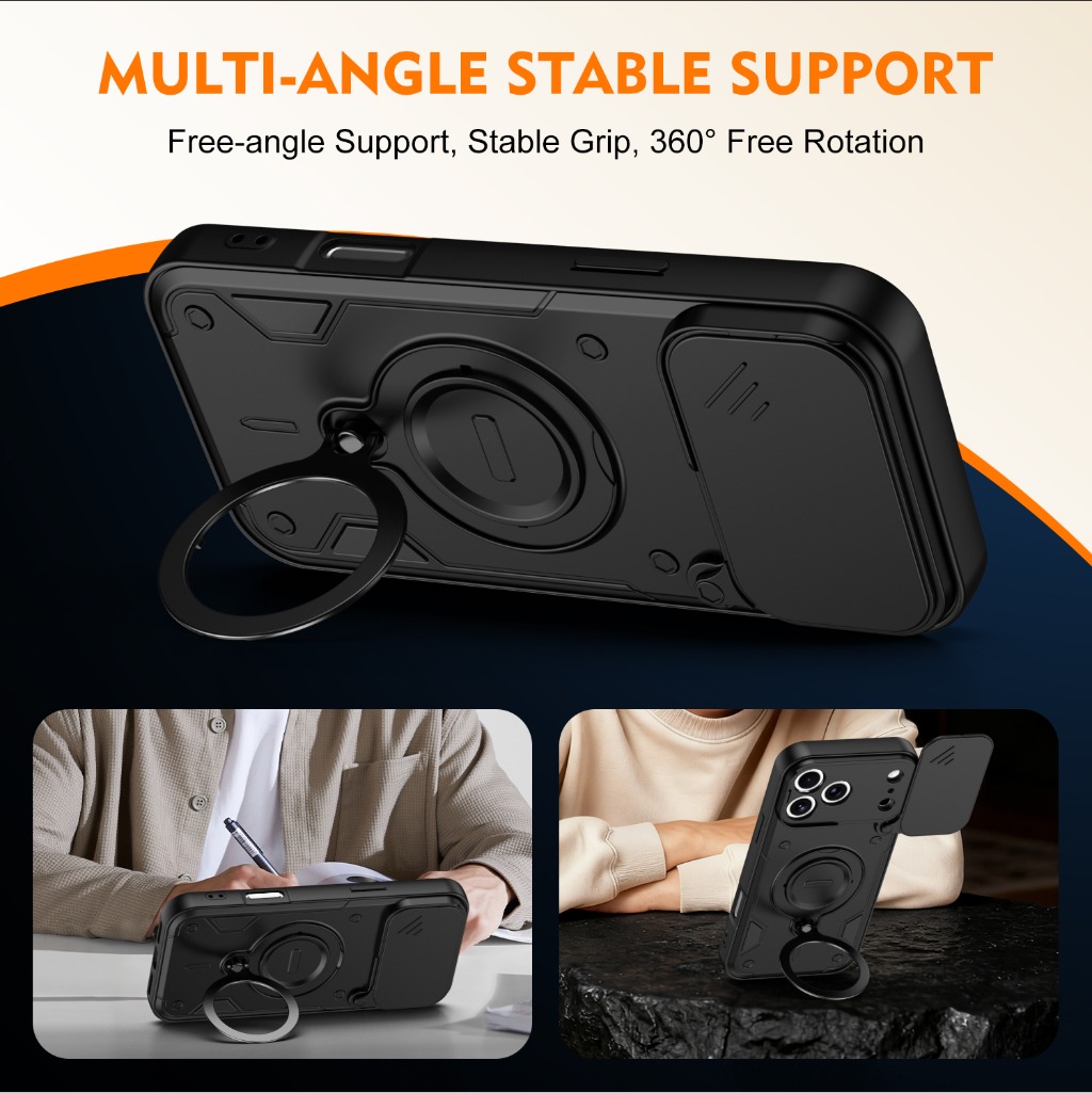 Stoßfeste Handyhülle mit Schie – Phone Kickstand Ring Bewertung und Preis