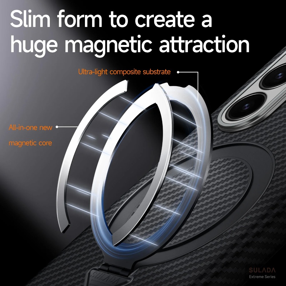 Business Carbon Fiber Magnetis – Phone Kickstand Ring Bewertung und Preis