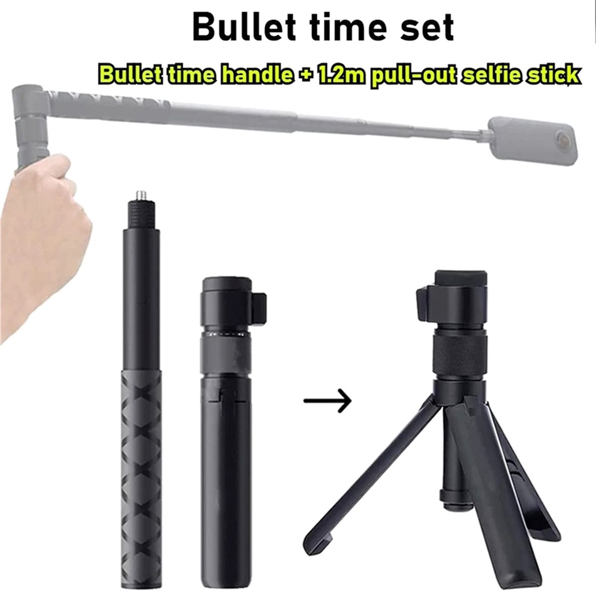 N05R Drehbarer Desktop-Stativs – Selfie Stick Tripod Bewertung und Preis