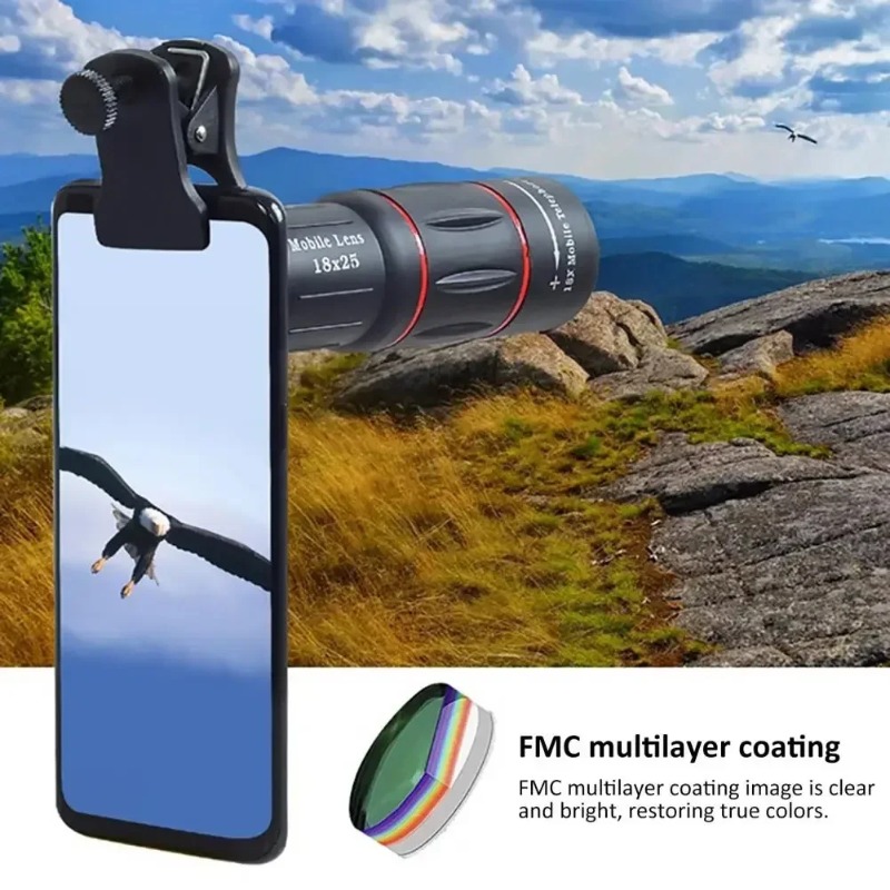 Universelles 18-fach Vergrößer – Lens Camera Clip Bewertung und Preis
