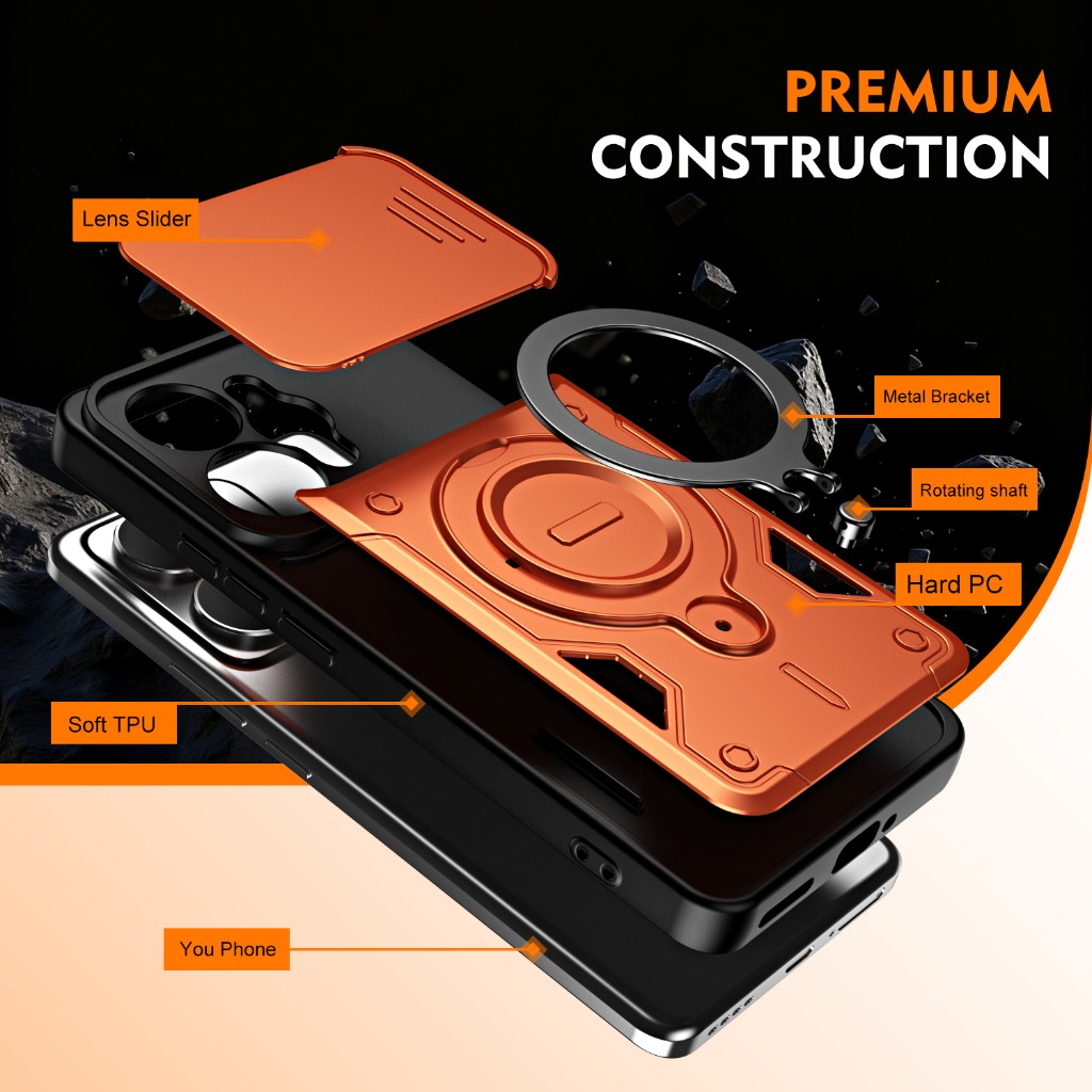 Stoßfeste Handyhülle mit Schie – Phone Kickstand Ring Bewertung und Preis