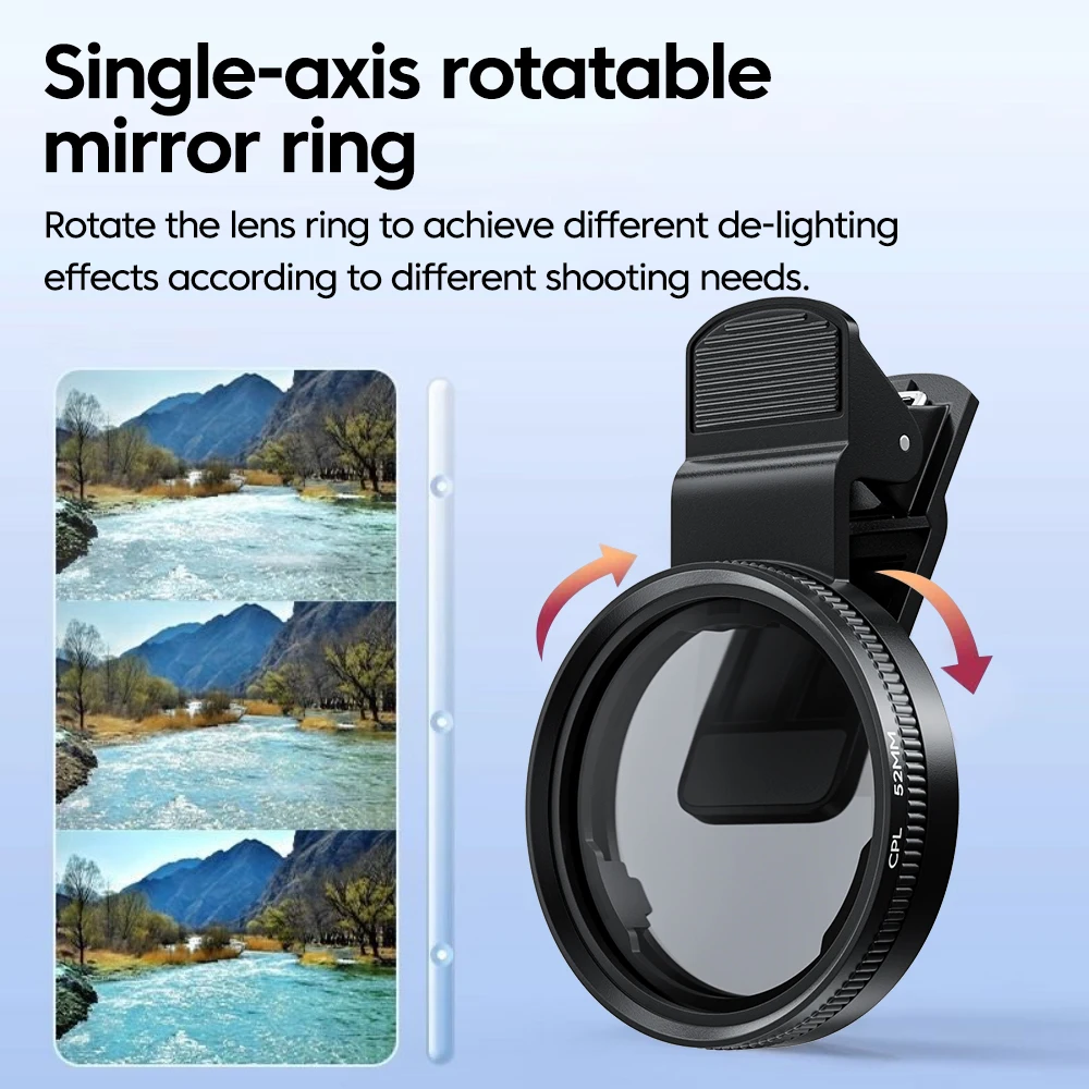 Neue 52mm CPL Handy Objektiv F – Lens Camera Clip Bewertung und Preis